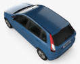 Ford Figo (Ikon Hatch) 2015 3D模型 顶视图