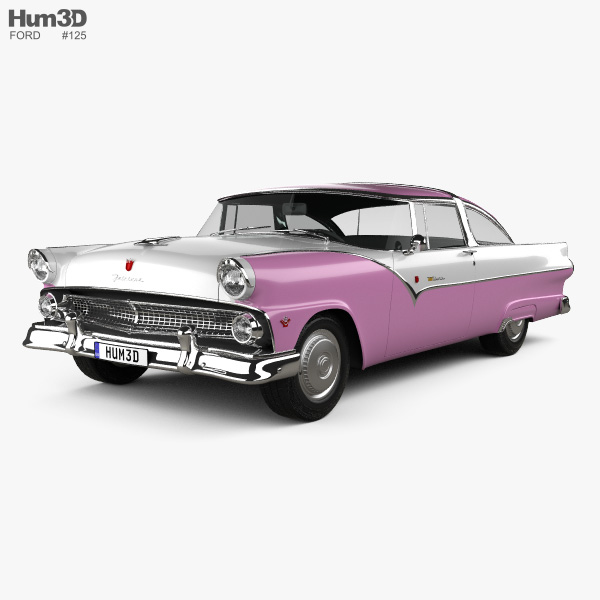 Ford Crown Victoria 1955 3D model