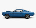Ford Mustang Fastback 1965 3D模型 侧视图