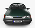 Ford Scorpio 해치백 1991 3D 모델  front view