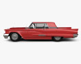 Ford Thunderbird Sport Coupe 1958 3D 모델  side view