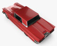 Ford Thunderbird Sport Coupe 1958 3D模型 顶视图