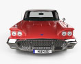 Ford Thunderbird Sport Coupe 1958 Modèle 3d vue frontale