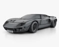 Ford GT40 1968 3d model wire render
