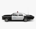 Ford Galaxie 500 Polizei 1966 3D-Modell Seitenansicht