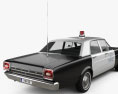 Ford Galaxie 500 Police 1966 3d model