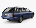 Ford Scorpio wagon 1998 3D 모델  back view