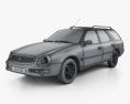 Ford Scorpio wagon 1998 3D 모델  wire render