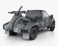 Ford Super Duty F-550 Tow Truck with HQ interior 2007 3d model