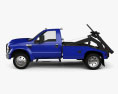 Ford Super Duty F-550 Tow Truck with HQ interior 2007 3d model side view