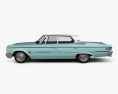 Ford Galaxie 500 hardtop 带内饰 1963 3D模型 侧视图