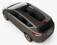 Ford S-Max 2014 3D-Modell Draufsicht