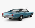 Ford Galaxie 500 fastback 1969 3d model back view