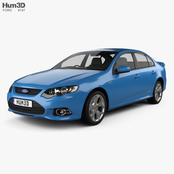 Ford FG Falcon XR6 세단 2014 3D 모델 