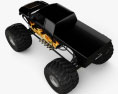 Ford F-150 Monster Truck 2014 3D 모델  top view