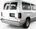 Ford E-Series Passenger Van 2002 3D模型