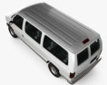 Ford E-Series Passenger Van 2002 3D-Modell Draufsicht