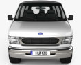 Ford E-Series Passenger Van 2002 3D模型 正面图