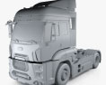 Ford Cargo XHR Sattelzugmaschine 2014 3D-Modell clay render