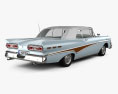 Ford Fairlane 500 Sunliner 1958 3D 모델  back view