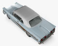 Ford Fairlane 500 Sunliner 1958 3D模型 顶视图