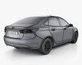 Ford Escort 2017 3D-Modell