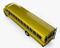 Ford B-700 Thomas Conventional School Bus 1984 3d model top view