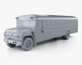 Ford B-700 Thomas Conventional School Bus 1984 3d model clay render