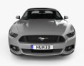 Ford Mustang 컨버터블 2018 3D 모델  front view