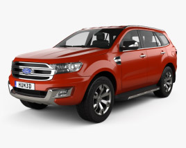 Ford Everest 2017 3D 모델 