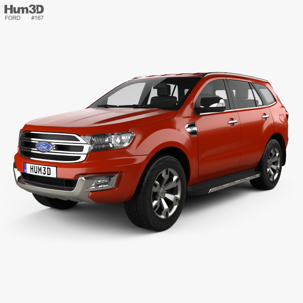 Ford Everest 2017 3D 모델 