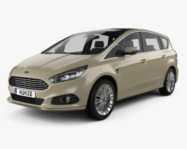 3D model of Ford S-Max 2017