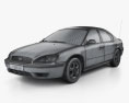 Ford Taurus 2007 3D-Modell wire render