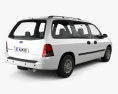 Ford Freestar 2006 3D 모델  back view