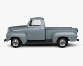 Ford F-1 Pickup 1948 3d model side view
