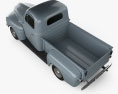 Ford F-1 Pickup 1948 3d model top view