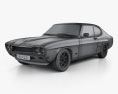 Ford Capri RS 2600 2024 3D 모델  wire render