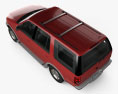 Ford Expedition 2002 3d model top view