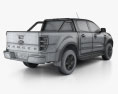 Ford Ranger 더블캡 2017 3D 모델 