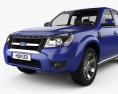 Ford Ranger Extended Cab 2011 3D модель