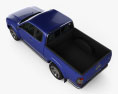 Ford Ranger Extended Cab 2011 3D模型 顶视图