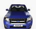 Ford Ranger Extended Cab 2011 3D模型 正面图