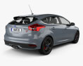 Ford Focus ST 2018 3D 모델  back view