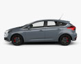 Ford Focus ST 2018 3D 모델  side view