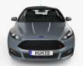 Ford Focus ST 2018 3D 모델  front view