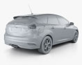 Ford Focus ST 2018 3D 모델 
