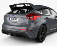Ford Focus 해치백 RS 2017 3D 모델 