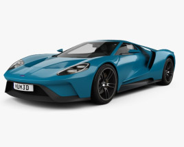 3D model of Ford GT Concept 2017