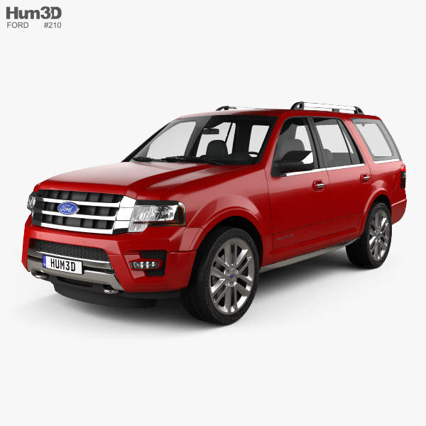 Ford Expedition Platinum 2018 3D model