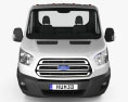 Ford Transit Cab Chassis 2017 3D模型 正面图